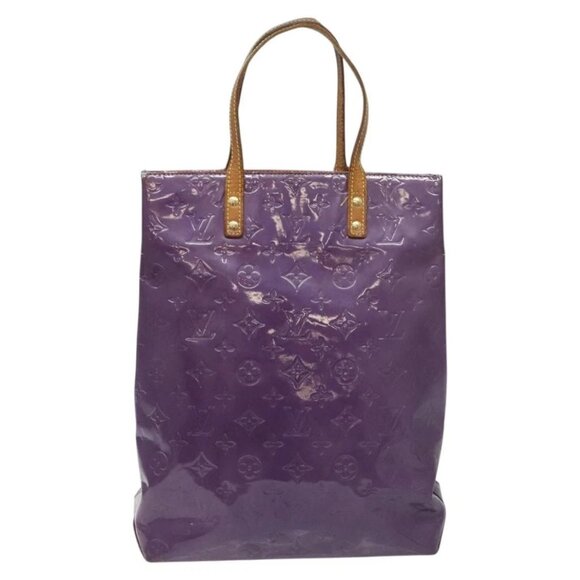LOUIS VUITTON Monogram Vernis Reade MM Tote Bag Viole - Picture 2 of 16